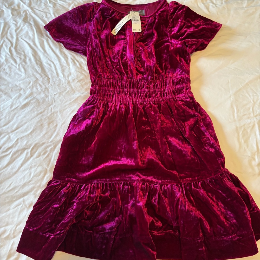 Somerset mini dress velvet edition
